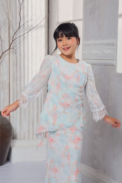 Kurung Lily Kids - Turquoise 